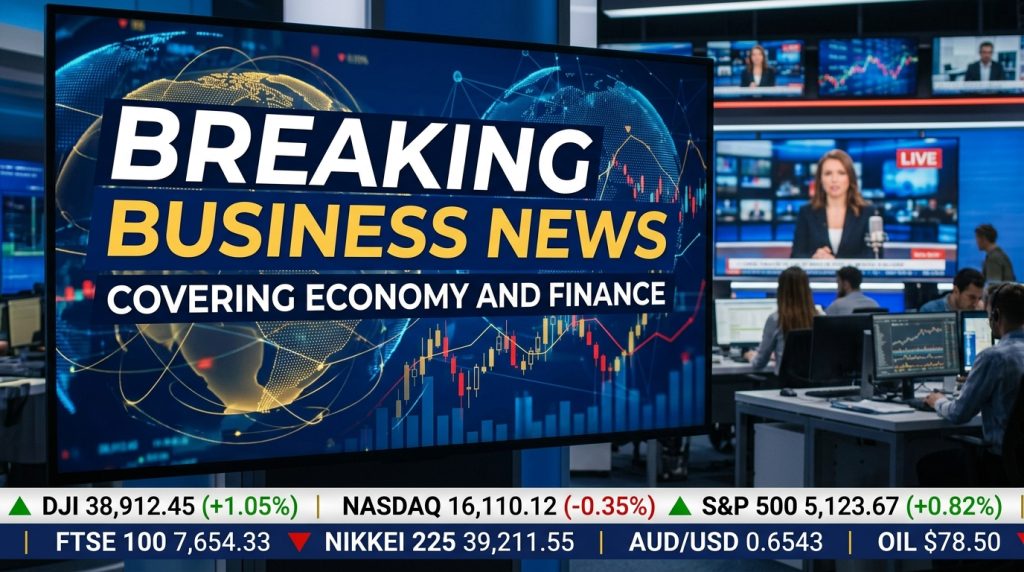 Breaking Business News Covering Economy And Finance