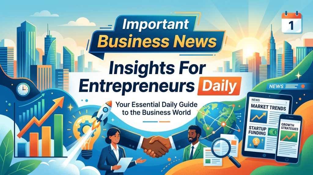 Important Business News Insights For Entrepreneurs Daily