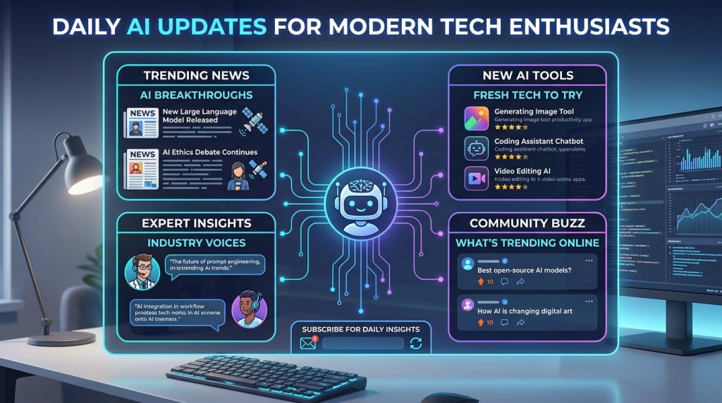Daily AI Updates For Modern Tech Enthusiasts