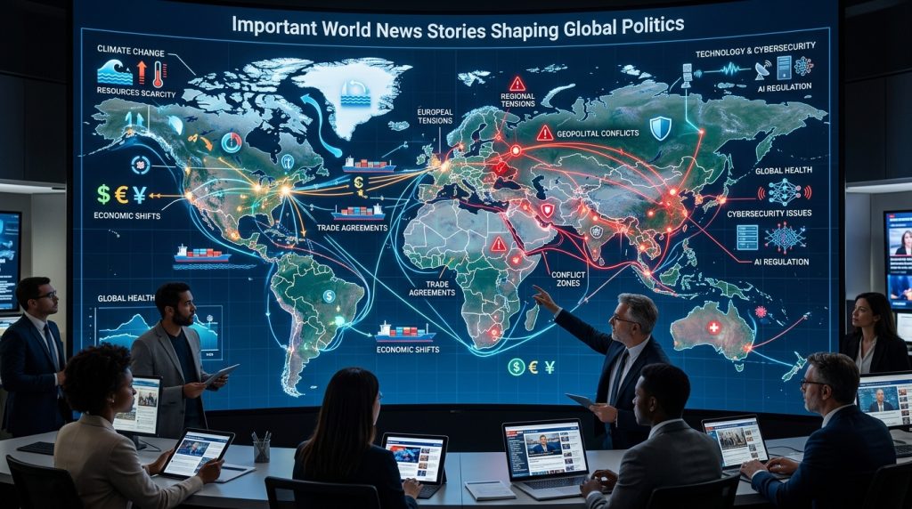 Important World News Stories Shaping Global Politics